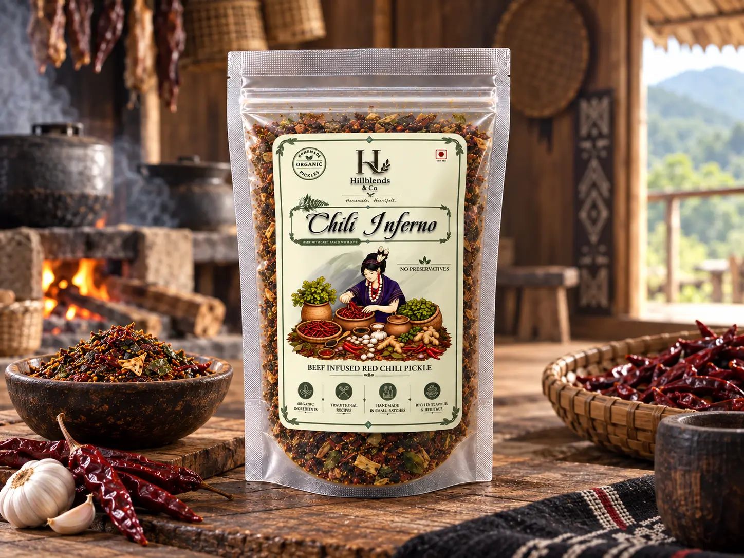 Chili Inferno pickle